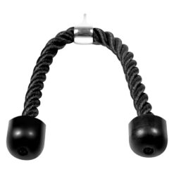 Steel Nylon Tricep Rope Comfortable Grip Heavy-Duty Cable Attachment for Gym Fitness Biceps Forearm Strength Training